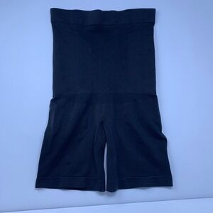 Shapermint Womens M/L Black High Waisted Compression Shaper Shorts New